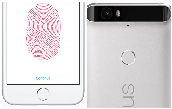 iPhone 6s Plus Nexus 6P Fingerprint Readers