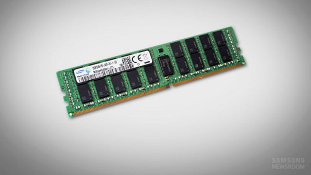 photo of Samsung's first 128 GB DDR4 RAM modules for servers go into production image