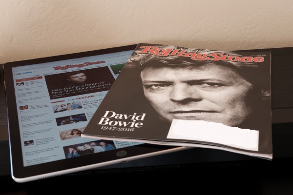 Apple iPad Pro and Rolling Stone
