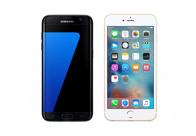 Samsung Galaxy S7 edge Apple iPhone 6s Plus