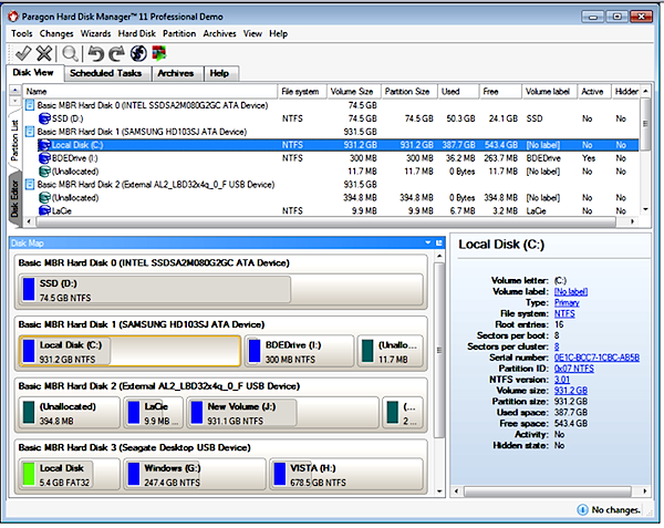 paragon software hard disk manager