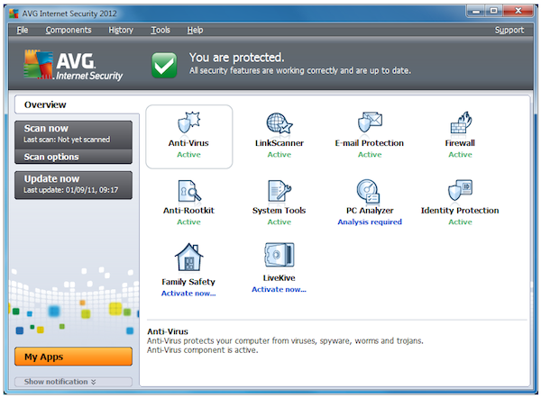 AVG Internet Security 2012