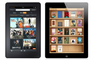 How does Amazon Kindle Fire compare to iPad 2? [chart]