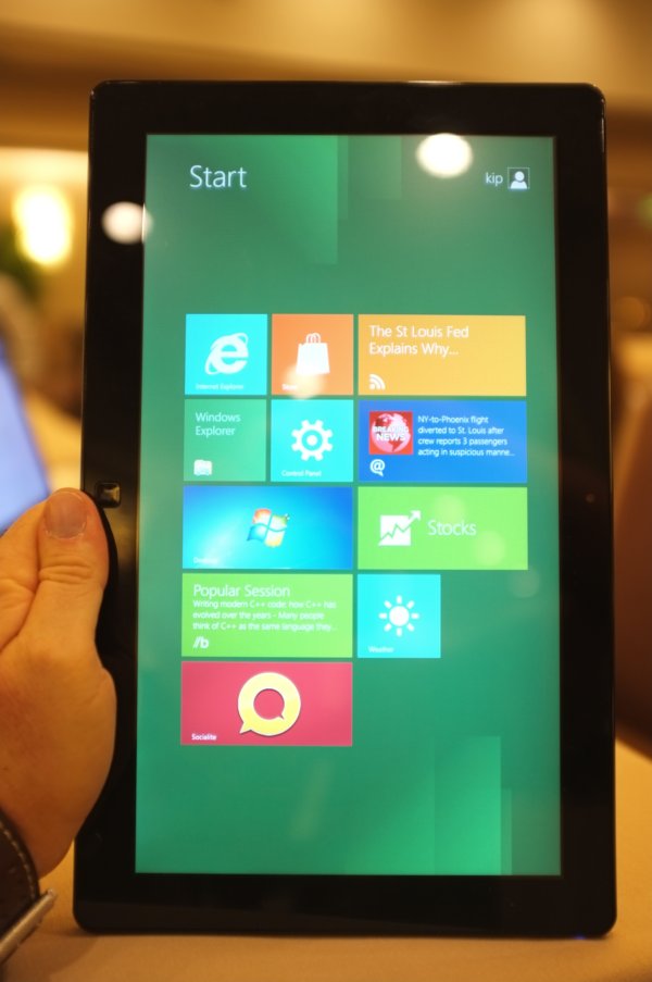 Windows 8 slate