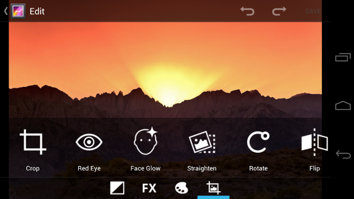 Android 4 gallery edit