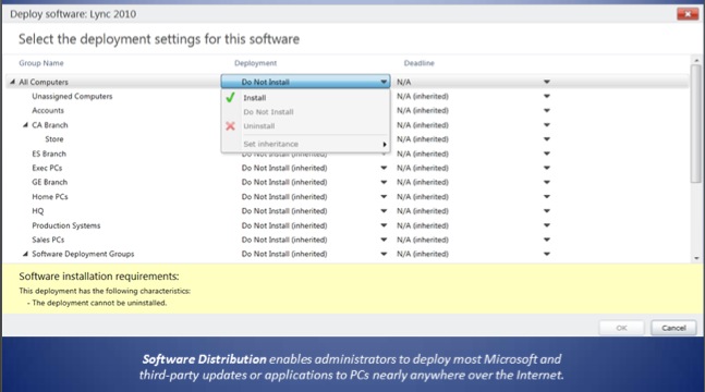 Windows Intune 2.0 remote software deployment