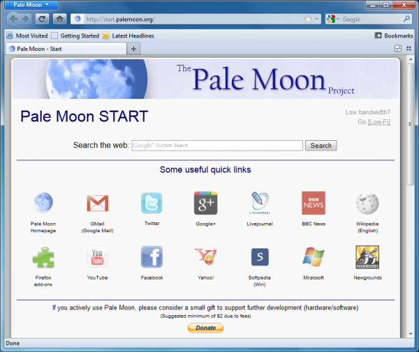 free for ios instal Pale Moon 32.4.0.1