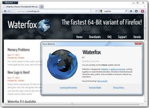 firefox and waterfox