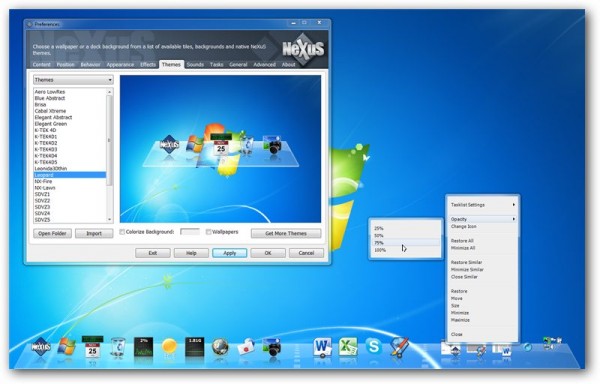 make mac os dock like windows taskbar