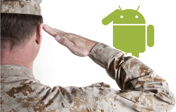 Saluting Android