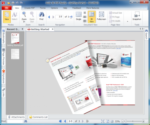 Soda 3D PDF Reader 2012