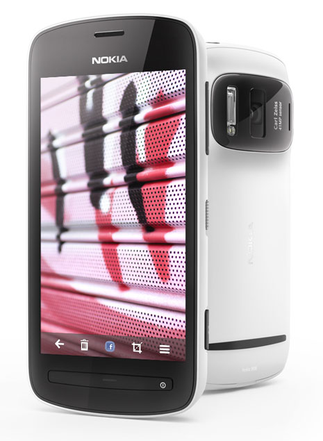 Nokia 808 PureView white