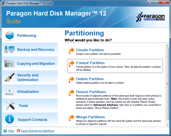 hard disk manager