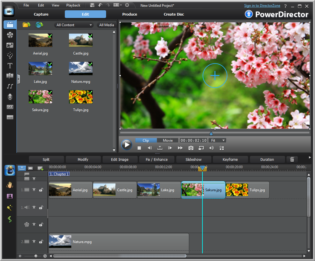 Cyberlink Powerdirector Video Editing Software