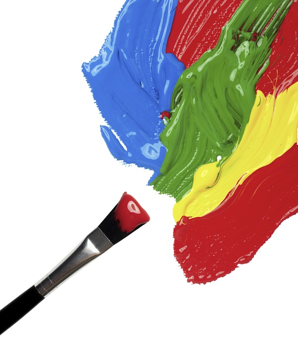 brush pain color art