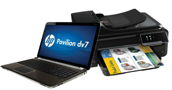 HP Printers and PCs combine to form Voltron.