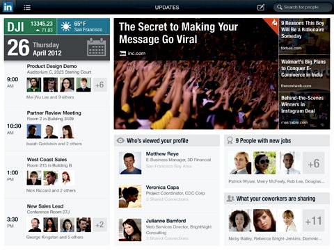 LinkedIN for iPad