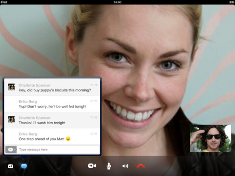 Skype for iOS 4