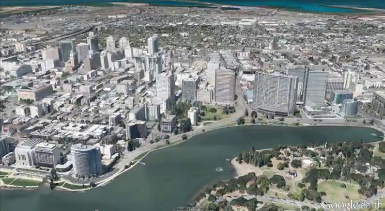 Google Earth 3D metro mapping