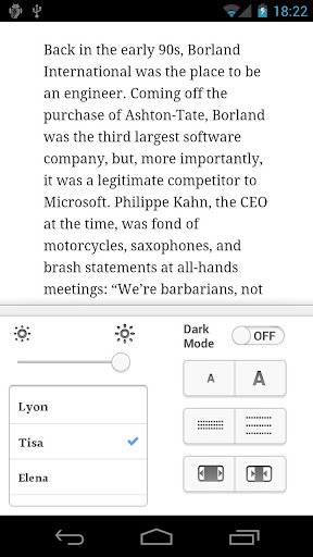 Instapaper for Android