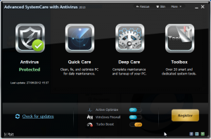 system care antivirus