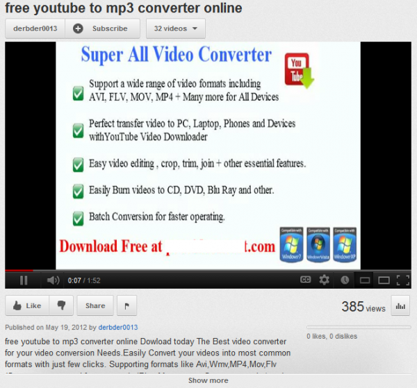 Scam sites lure victims with fake YouTube-to-mp3 converters