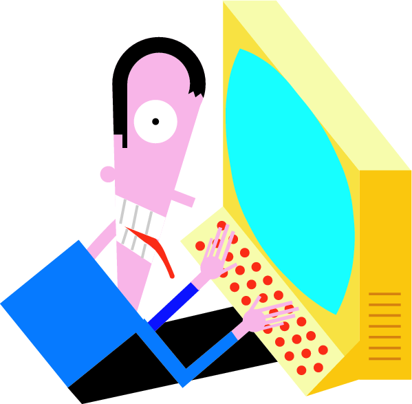 PC addict crazy nuts