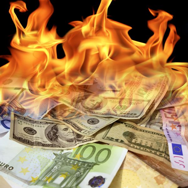 burning cash