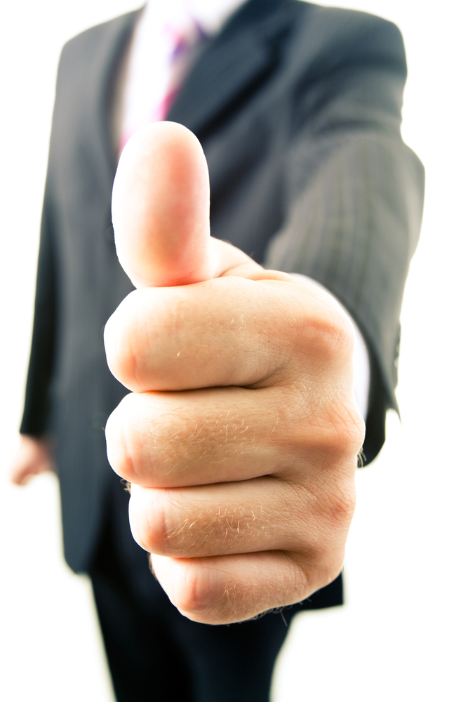 thumbs up alright yes