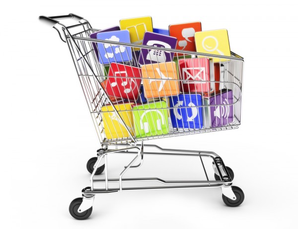 apps software store shopping cart