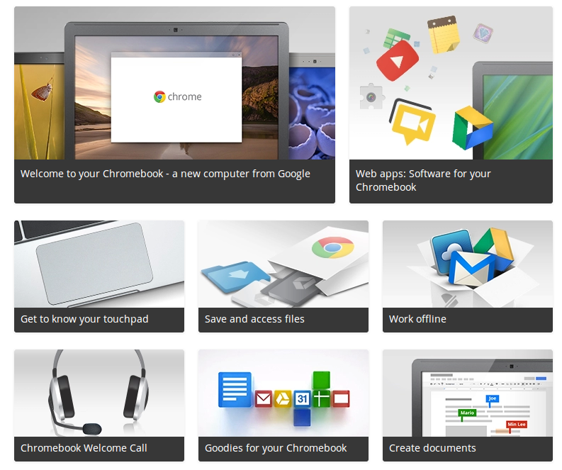 Chromebook Welcome