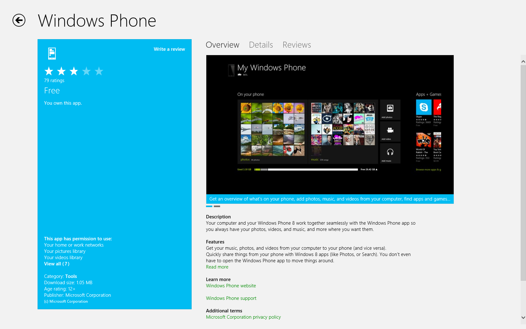 Microsoft releases Windows Phone app, but you probably can't use it