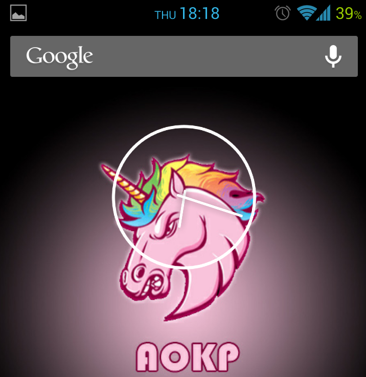 AOKP pink unicorn
