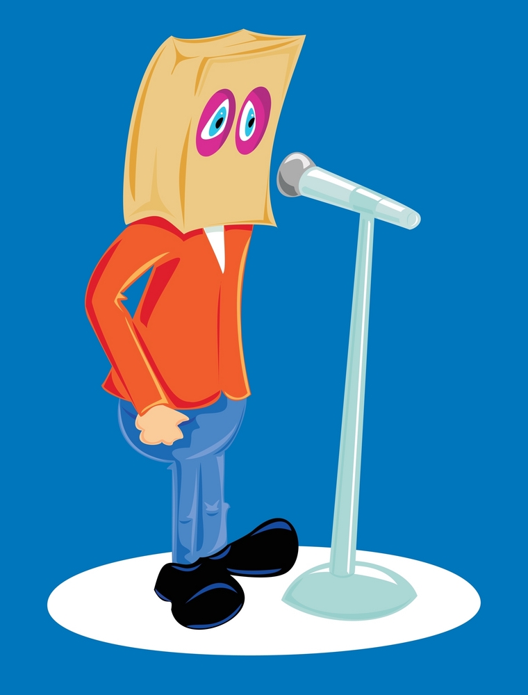 speaker bag anonymous microphone identity