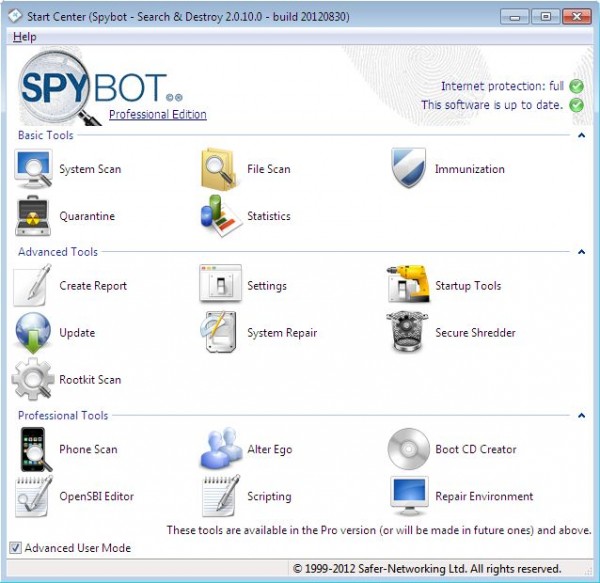original spybot search and destroy free