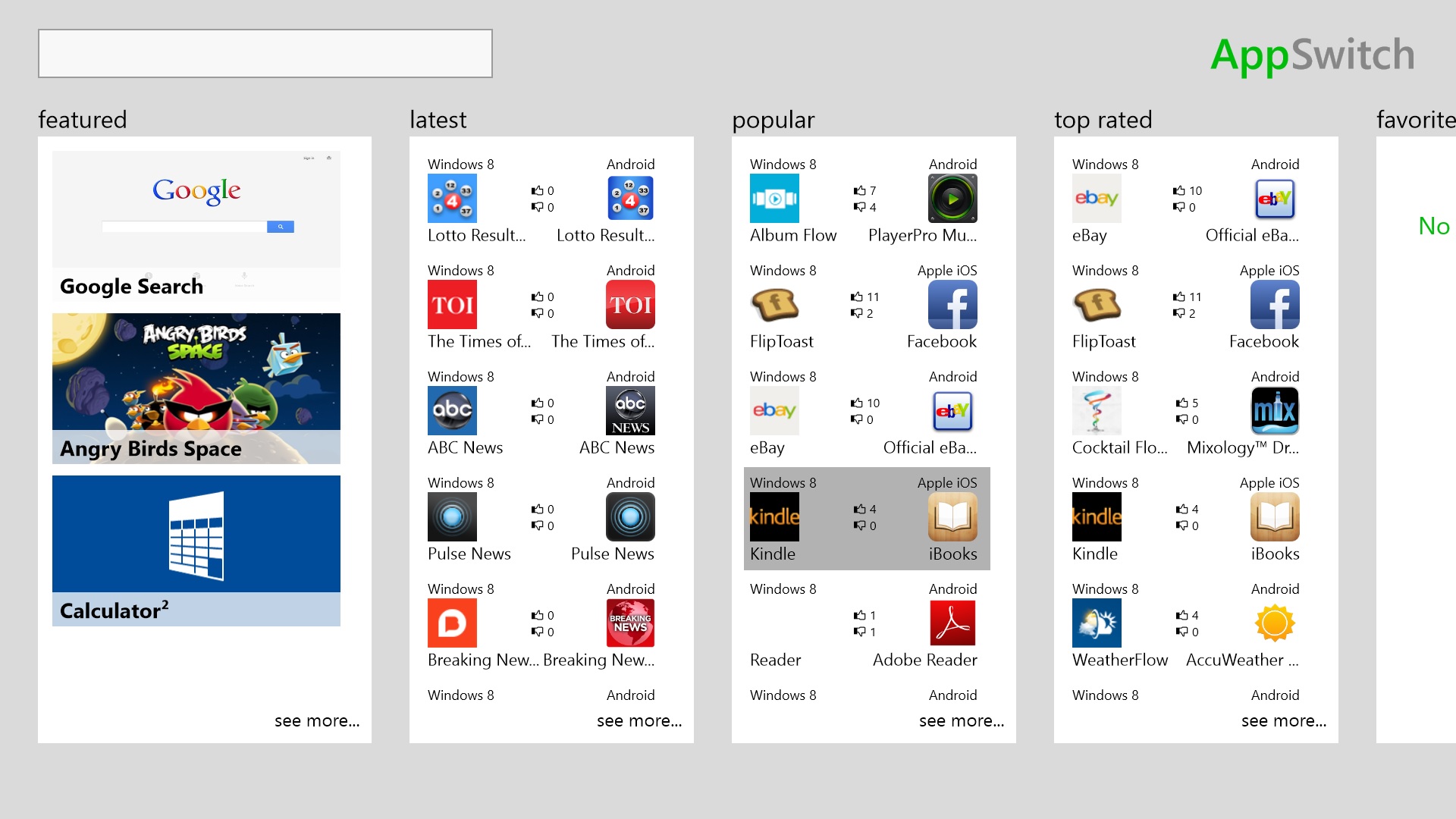 apps for win 8