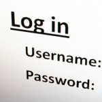 Login screen