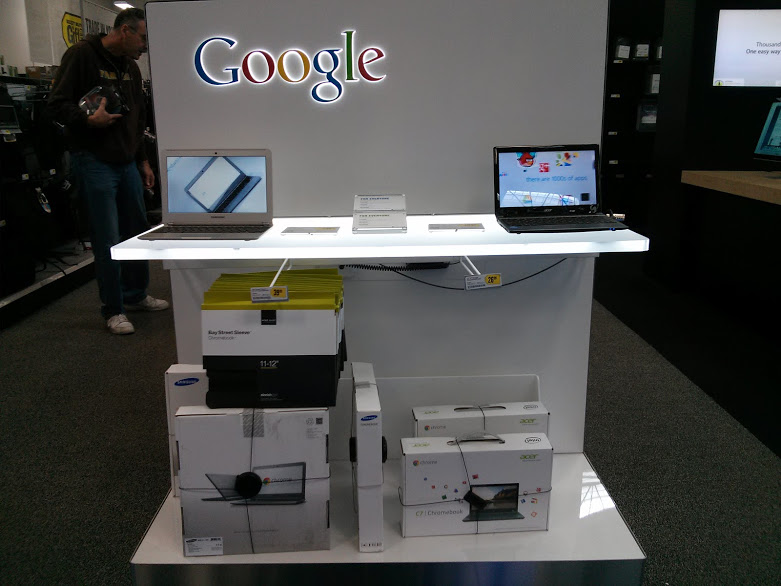 Google Best Buy kiosk