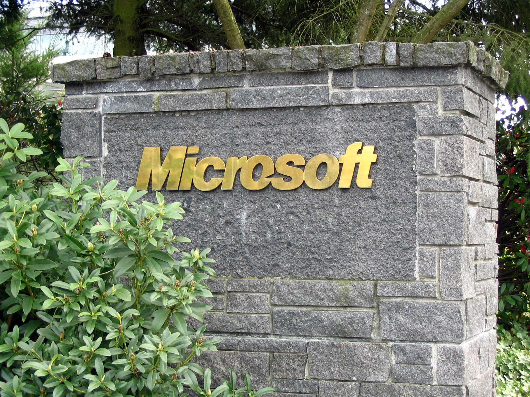 Microsoft sign