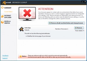 avast browser cleanup troubleshooting