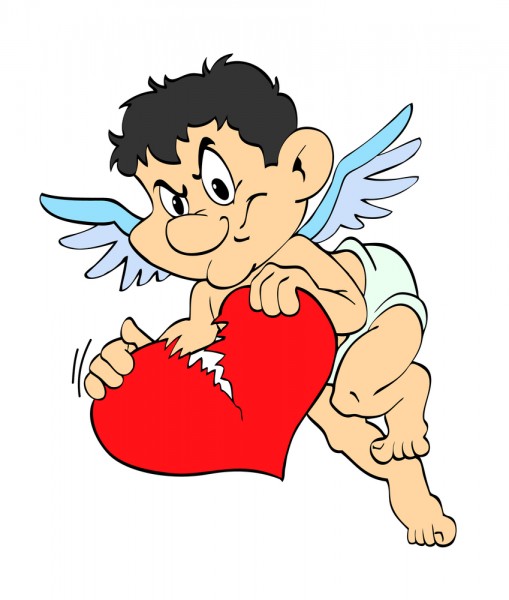 cupid broken heart