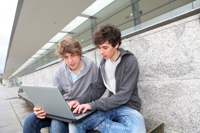 students laptop
