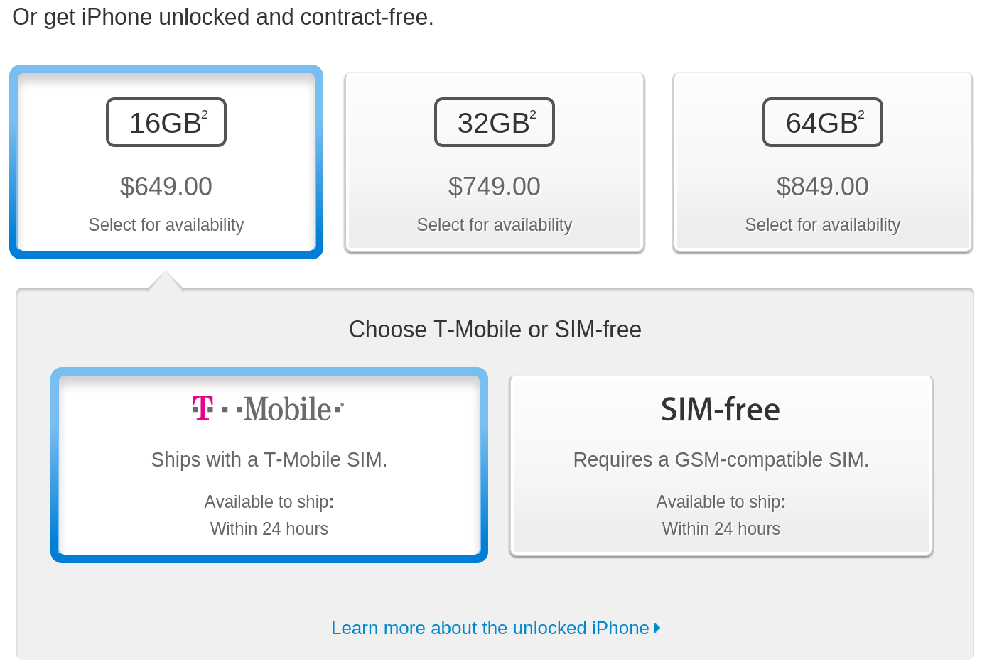 Apple sells unlocked T-Mobile iPhones