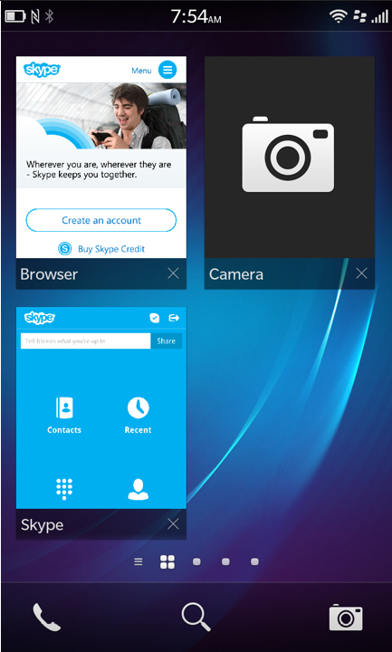 Skype arrives on Blackberry Z10