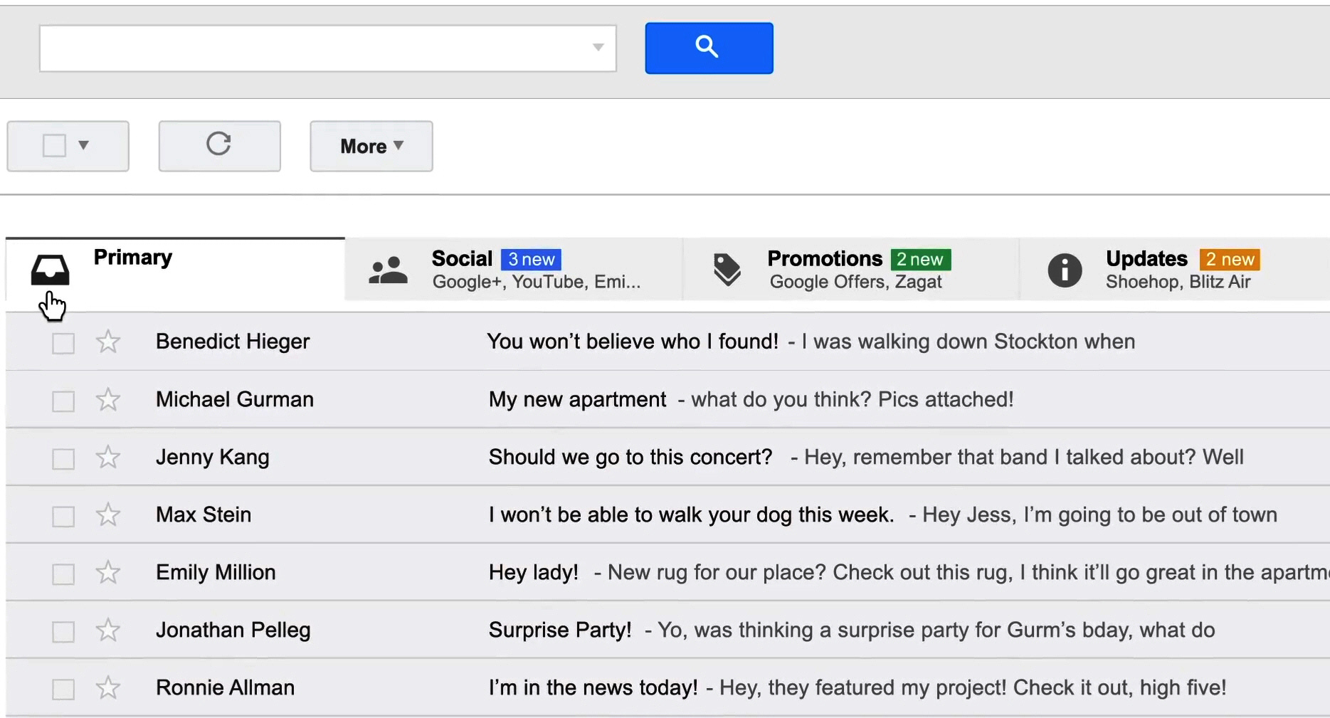 gmail web activity