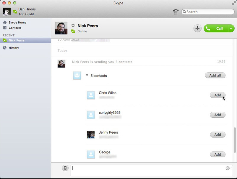 skype for mac new ui