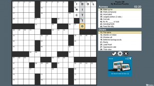 be in session crossword