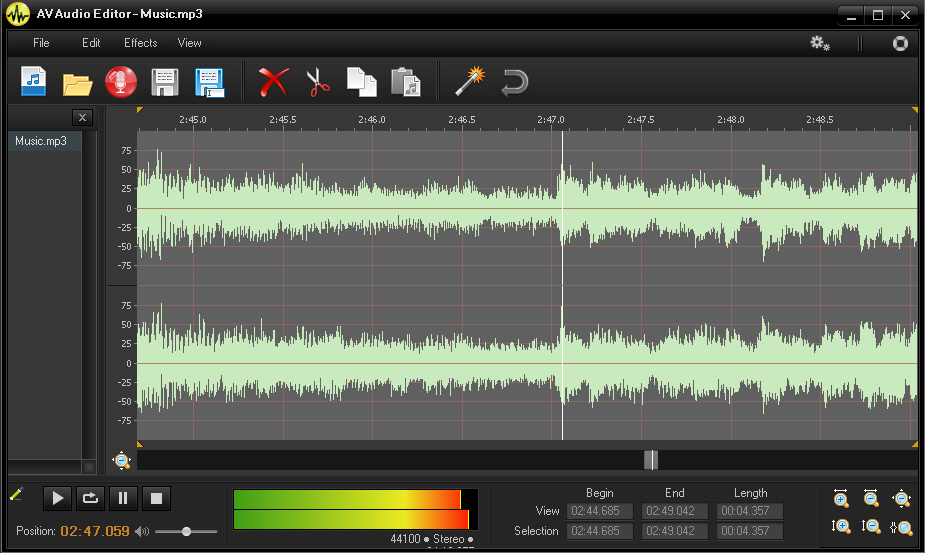 free audio editor music editing software