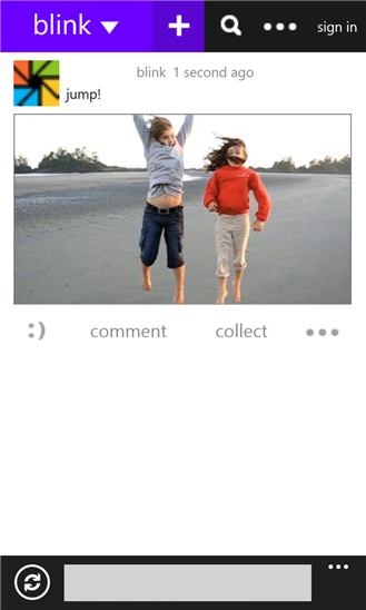 Blink Windows Phone 8 GIF