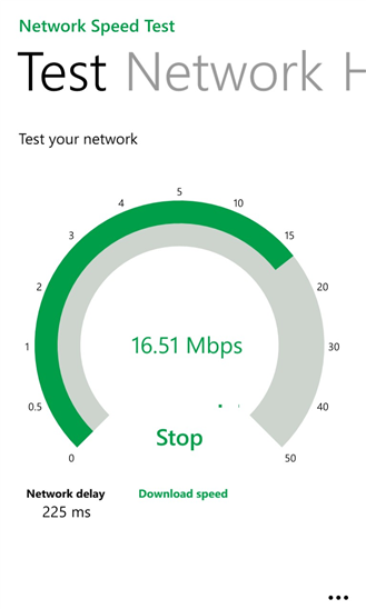 Network Speed Test Windows Phone 8